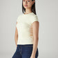 Women's Solid Slim Fit Ribbed Top - Side View