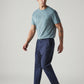 Men's Navy Authentic Relaxed Fit Mid Rise Chinos - Side View