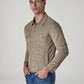 Men's Solid Regular Fit Corduroy Denim Jacket - Side View