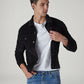 Men's Solid Regular Fit Corduroy Denim Jacket - 20 View