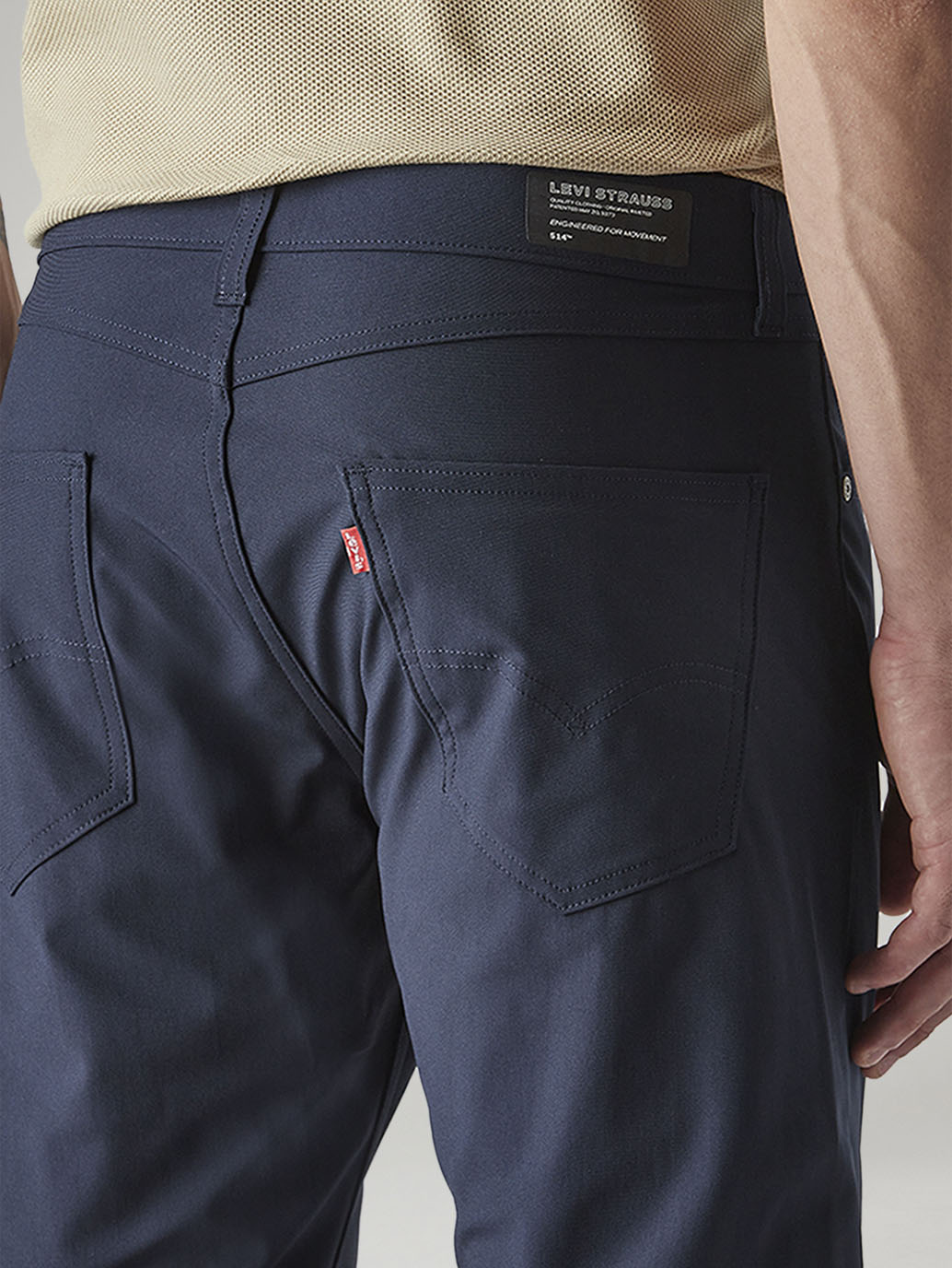 Men's 511 Navy Slim Fit Mid Rise Tech Pant - 20 View