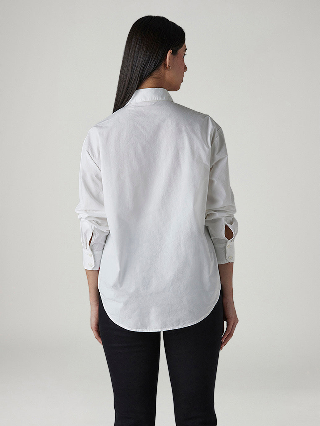 Women's Solid Relaxed Fit Poplin Shirt - 20 View