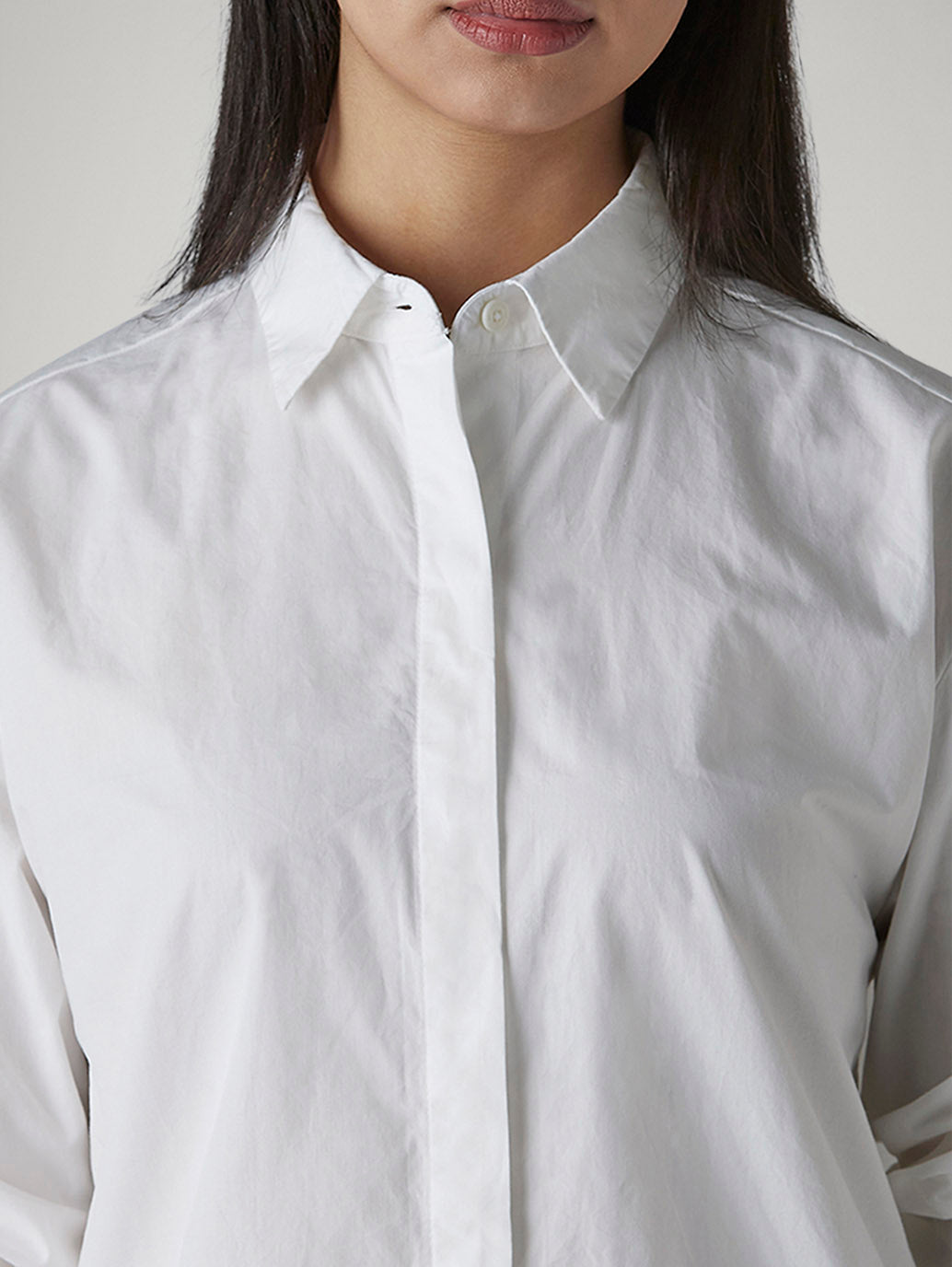 Women's Solid Relaxed Fit Poplin Shirt - 20 View