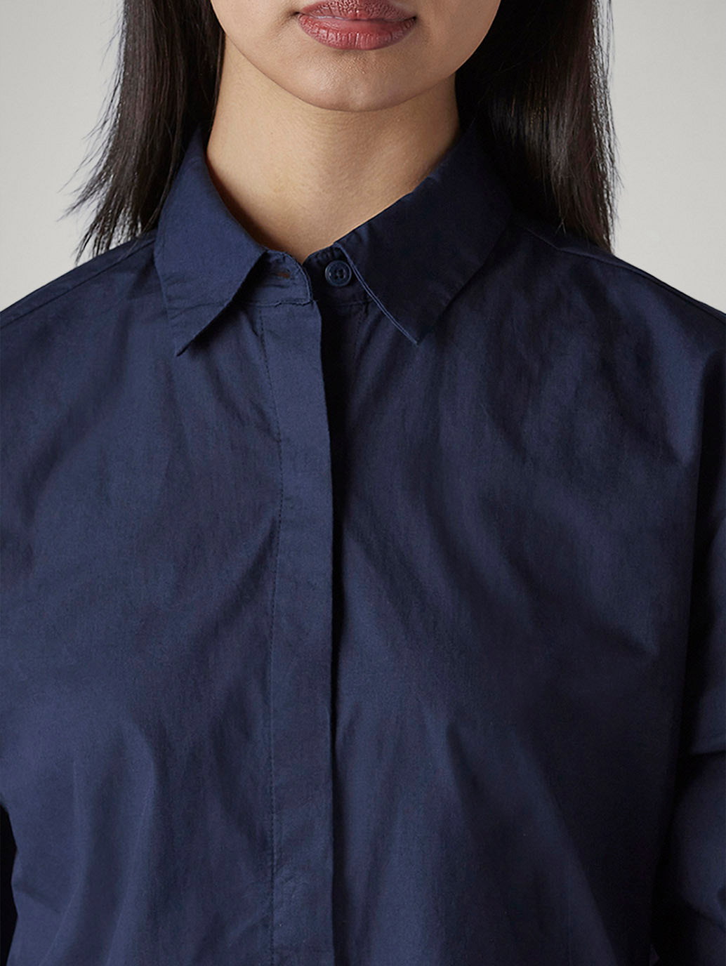 Women's Solid Relaxed Fit Poplin Shirt - 20 View