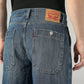 Men's Dark Blue Baggy Fit Mid Rise Jeans - 20 View