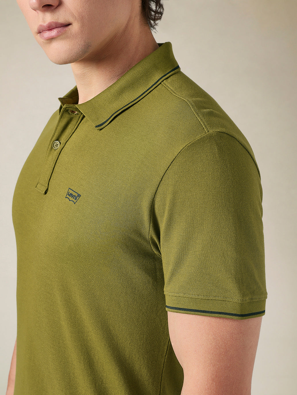 Men's Cotton Poly Blend Slim Fit Pique Polo T-shirt - 1d2bc570-97f2-447f-887f-8d4327110738 View