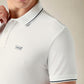 Men's Cotton Poly Blend Slim Fit Pique Polo T-shirt - Detail View