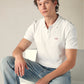 Men's Cotton Slim Fit Solid Pique Polo T shirt - Styleshot View