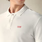 Men's Cotton Slim Fit Solid Pique Polo T shirt - Detailshot View
