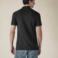 Men's Solid Black Slim Fit Pique Polo T-shirt - 91c594e0-499b-40f4-925a-a30b554f0500 View