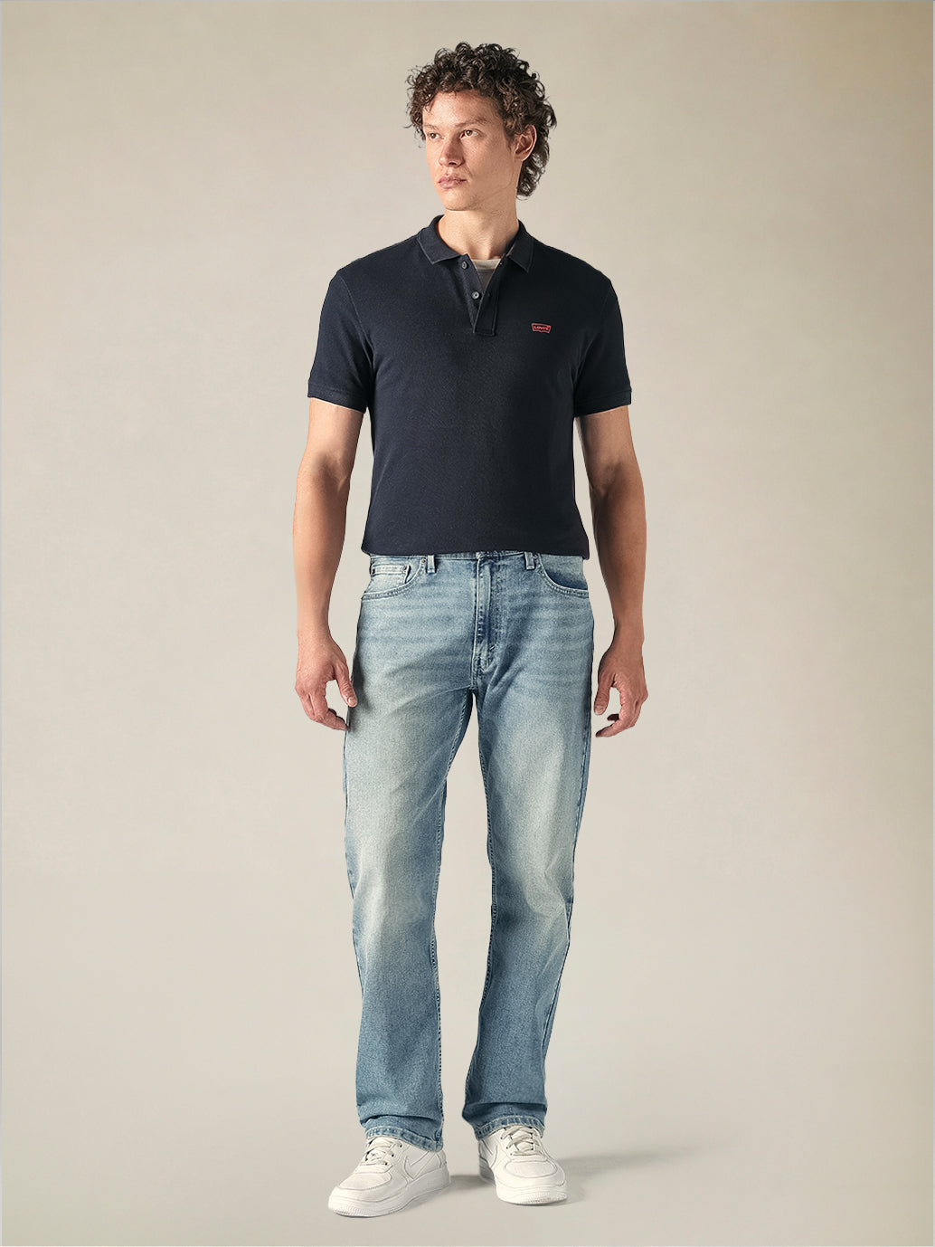 Men's Cotton Slim Fit Solid Pique Polo T shirt - Fullshot View