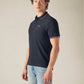 Men's Cotton Slim Fit Solid Pique Polo T shirt - Side View