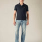 Men's Cotton Slim Fit Solid Pique Polo T shirt - Fullshot View