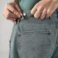 Men's Blue Baggy Barrel Fit Mid Rise Cinch Jeans - 20 View