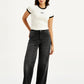Women's Charcoal Grey Mile High Wide Leg Fit High Rise Jeans - 030c7046063171bf08257f4442e8ef8b View