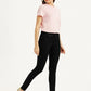 Women's 711 Black Skinny Fit Mid Rise Jeans - 0793608698510a18d34e39a62907d3d6 View