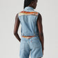 Women's Embroidered Blue Relaxed Fit Top - 0b29916fcaf7323cb362427409f73e1b View