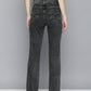 Women's 314 Grey Straight Fit High Rise Jeans - 0d6425e3-d2ef-4052-98d6-9c13a40b5eb81709875746708-Levis-Women-Jeans-5221709875746168-3 View