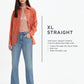 Women's Blue XL Straight Fit Mid Rise Jeans - straight View