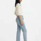 Women's 501 Blue Straight Fit Mid Rise Jeans - 6e1738fe-6e9e-41a8-8dac-98a78570137e View