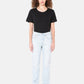 Women's 501 Light Indigo Straight Fit High Rise Jeans - Front View