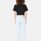 Women's 501 Light Indigo Straight Fit High Rise Jeans - Back View