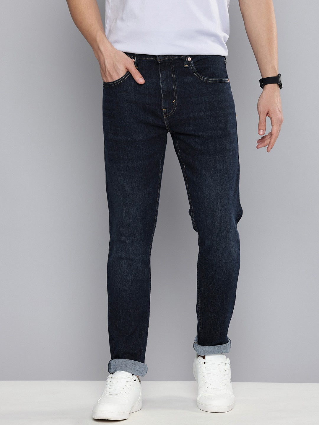 Men's 512 Indigo Slim Tapered Fit Mid Rise Jeans