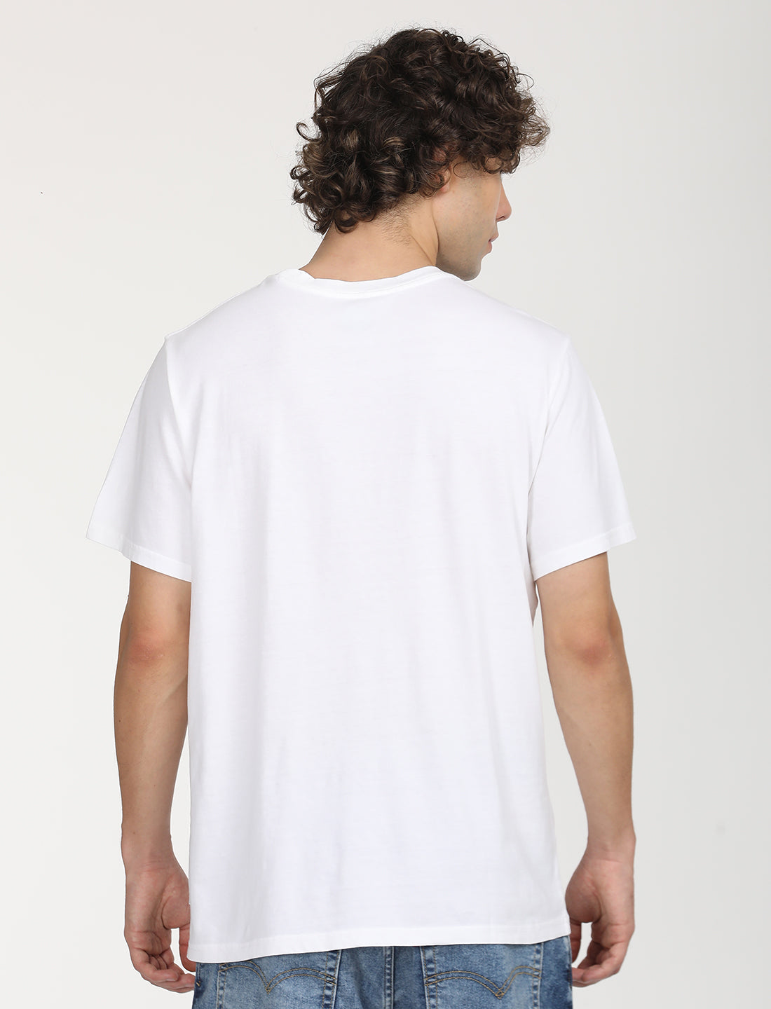 Men's Graphic Print Relaxed Fit T-Shirt - Back View