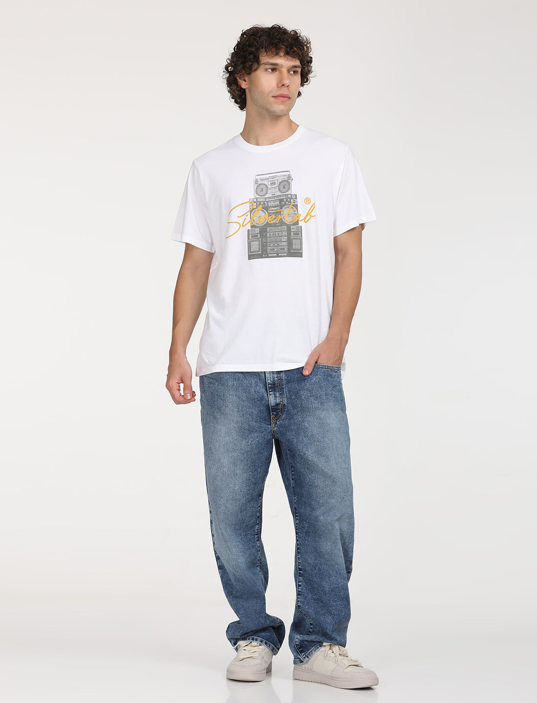 Men's Graphic Print Relaxed Fit T-Shirt - 6 View