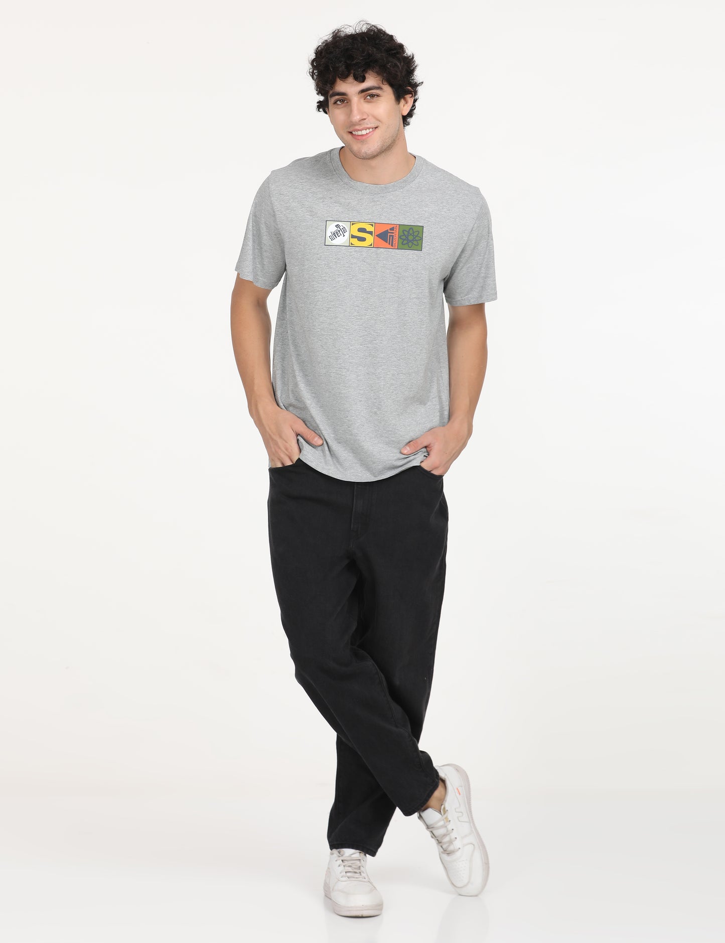 Men's Graphic Print Relaxed Fit T-Shirt - lifestyle View
