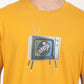Men's Graphic Print Loose Fit T-Shirt - deatil View