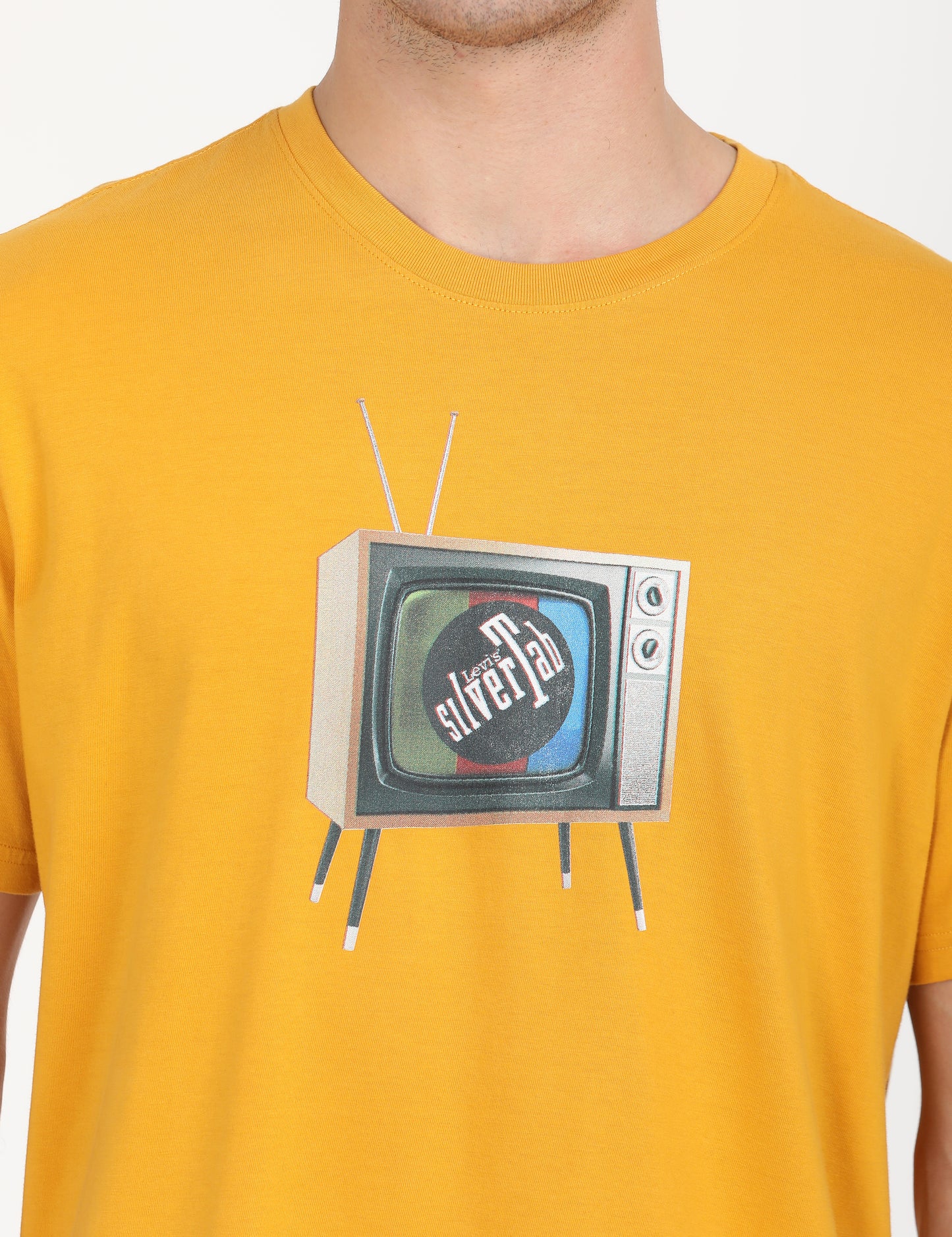 Men's Graphic Print Loose Fit T-Shirt - deatil View