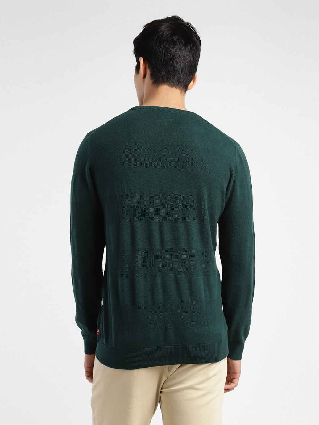 Men's Solid Crew Neck Sweater - 9e7de36e-f827-4afd-9a14-31585221a546 View