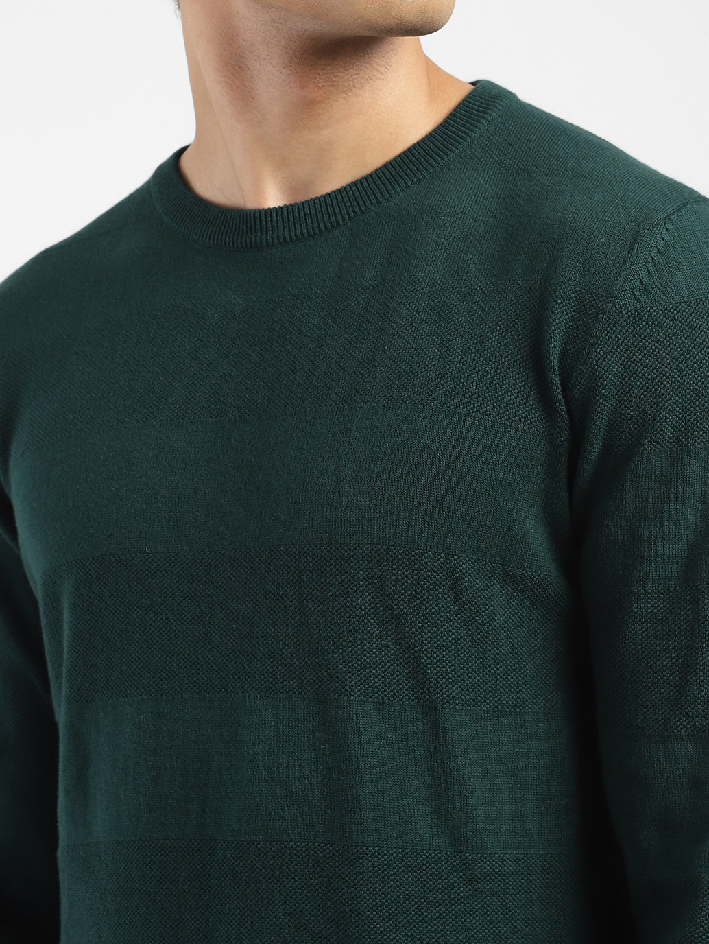 Men's Solid Crew Neck Sweater - 0f77d6d1-4c66-4591-b8af-108f08b38e0c View