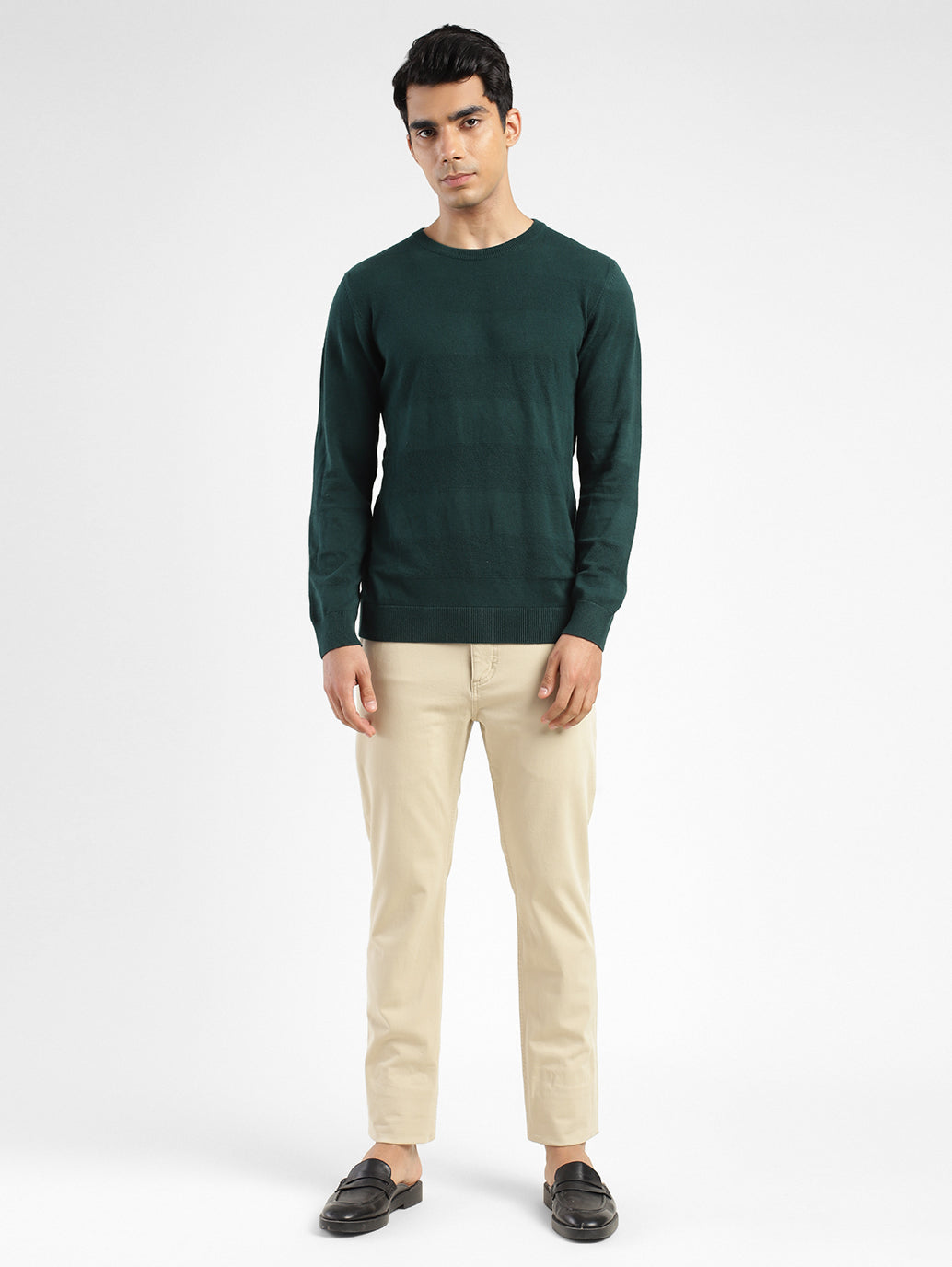 Men's Solid Crew Neck Sweater - aab3eb7d-2b63-492b-811c-5c2b12d69bbd View