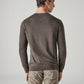 Men's Brand Logo Crew Neck Jersey Sweatshirt - Back View