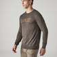 Men's Brand Logo Crew Neck Jersey Sweatshirt - Side View