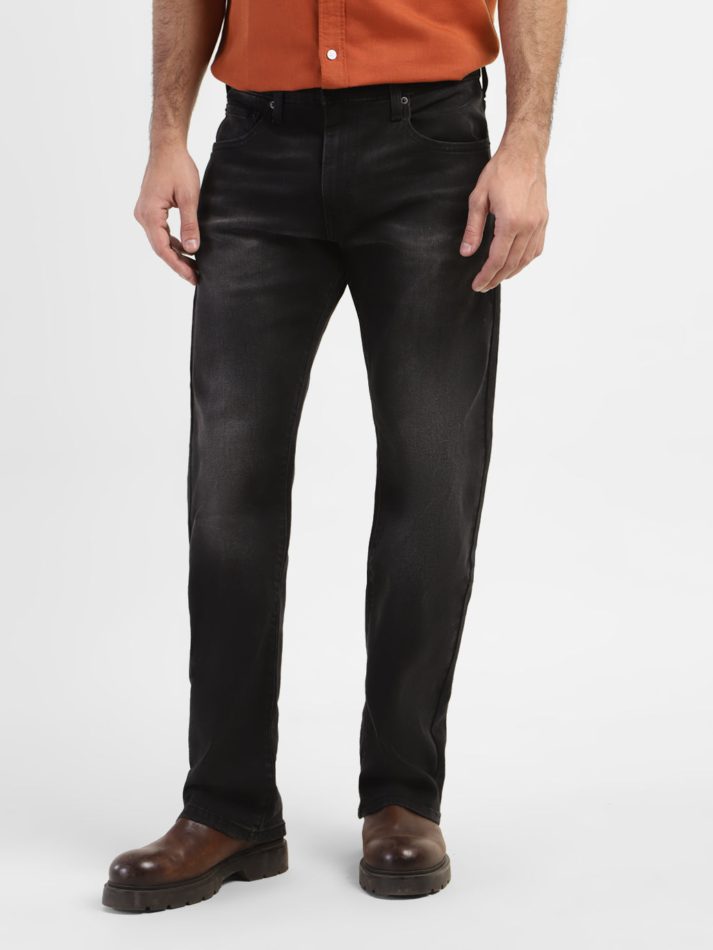 Men's 517 Black Bootcut Fit Mid Rise Jeans - c6a63eeb-7d66-4ae3-80d7-b4ed460a4d40 View