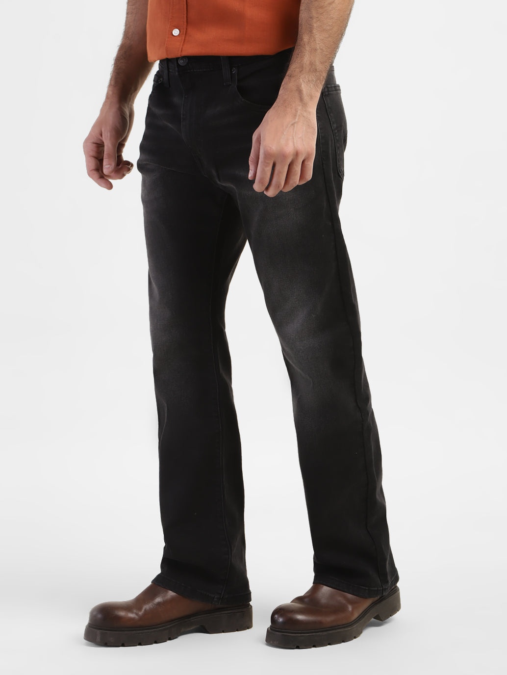 Men's 517 Black Bootcut Fit Mid Rise Jeans - c8dc5517-6ac7-4f21-8502-f44177364e00 View