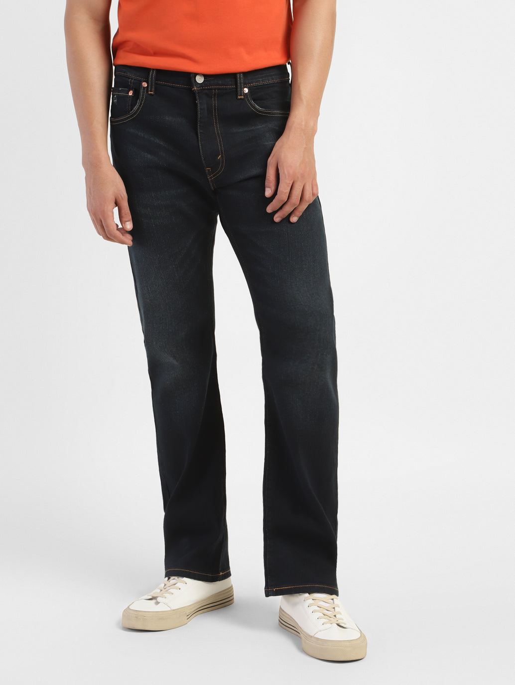 Men's 517 Blue Bootcut Fit Mid Rise Jeans - d4222f71-901c-4cc8-8d0a-1b8a07b1dbf2 View