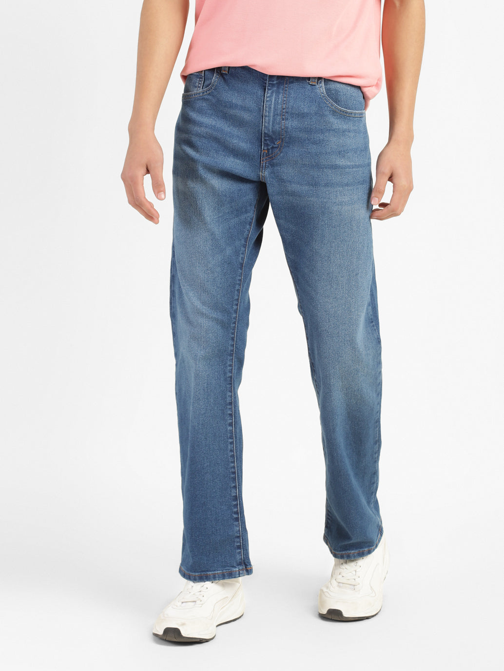 Men's 517 Blue Bootcut Fit Mid Rise Jeans - a9ddda15-94a2-46b4-84dd-d2721d65c850 View