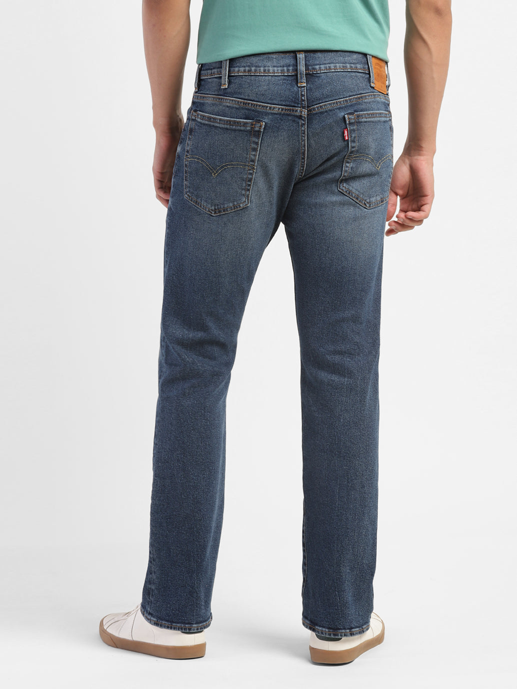 Men's 517 Blue Bootcut Fit Mid Rise Jeans - 89fd6e13-6557-4829-bfb5-0f83871e58c6 View