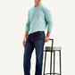 Men's 517 Dark Blue Bootcut Fit Mid Rise Jeans - 10fcbf53-0e04-4c04-ab62-16a82e1f2f21 View