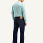 Men's 517 Dark Blue Bootcut Fit Mid Rise Jeans - c97ff1fe-2395-4d44-b431-80b86a3f433e View