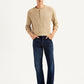 Men's 517 Dark Blue Bootcut Fit Mid Rise Jeans - Front View