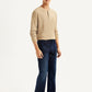 Men's 517 Dark Blue Bootcut Fit Mid Rise Jeans - Side View