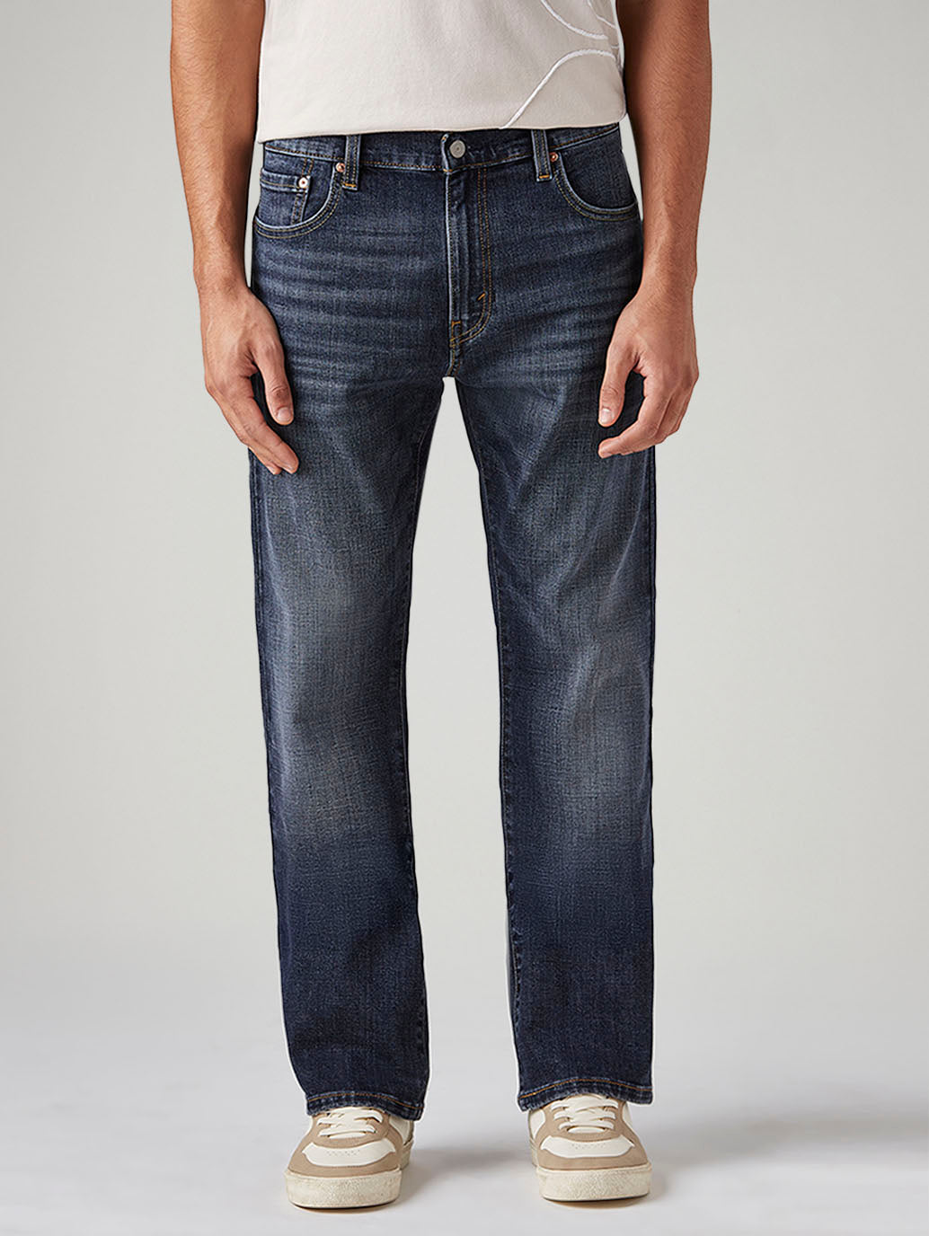 Men's 517 Med Indigo Bootcut Fit Mid Rise Jeans - Front View