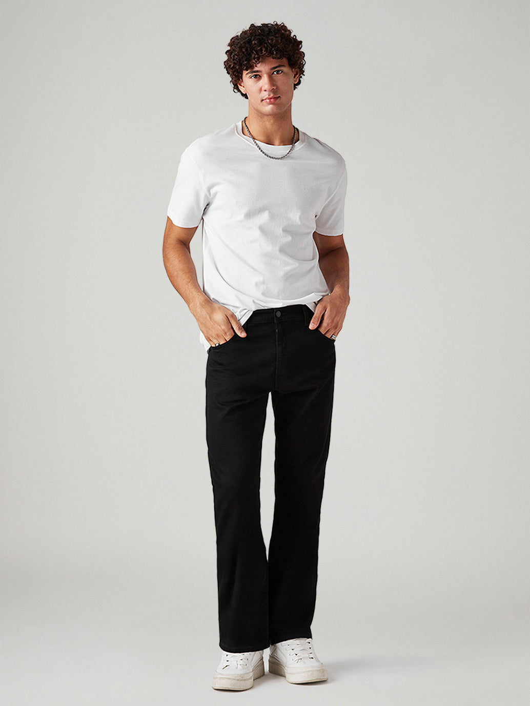 Men's 517 Black Bootcut Fit Mid Rise Jeans