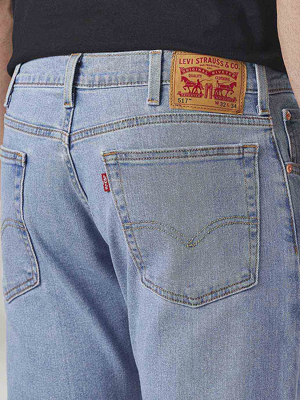 Mens 517 Mid rise Bootcut Fit Cotton Stretch Blend Jeans - 707b98f5-7d2d-4087-9eee-e56abacc18a5 View