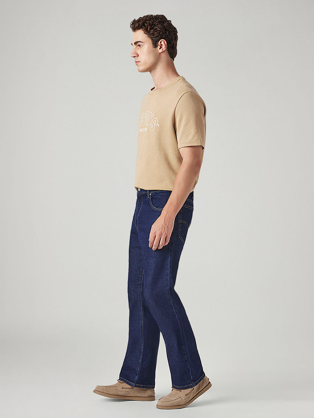 Mens 517 Mid rise Bootcut Fit Cotton Stretch Blend Jeans - b7c9c124-0a35-489d-92e0-c04d64145e98 View
